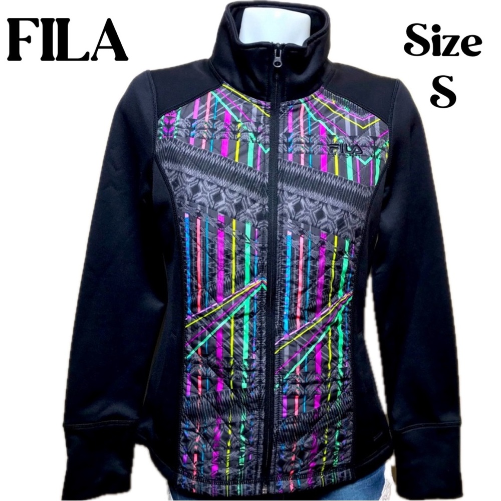 FILA SPORT® NWOT WOMEN’S RUNSWIFT COZY FULL ZIP YOGA JACKET SIZE S